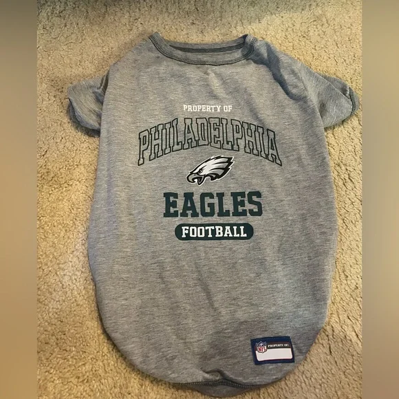 Philadelphia Eagles Dog Gray T-Shirt