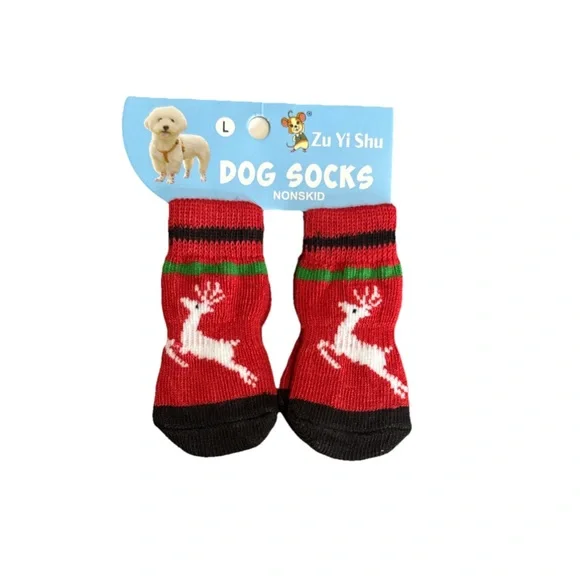 Dog Socks Non-Skid Large NWT