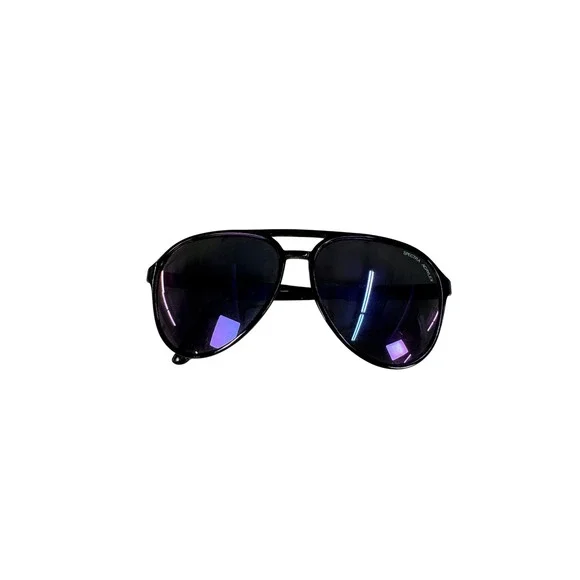 Bolle 315 Acrylex Sunglasses Black Frame Spectra Acrylex Lens Vintage Aviator