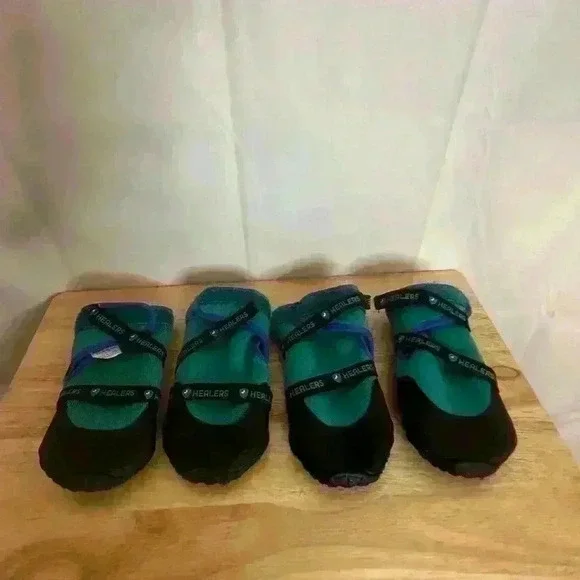 HEALERS Urban Walkers Dog Blue Waterproof Boots Set of 4 -‎ Protection