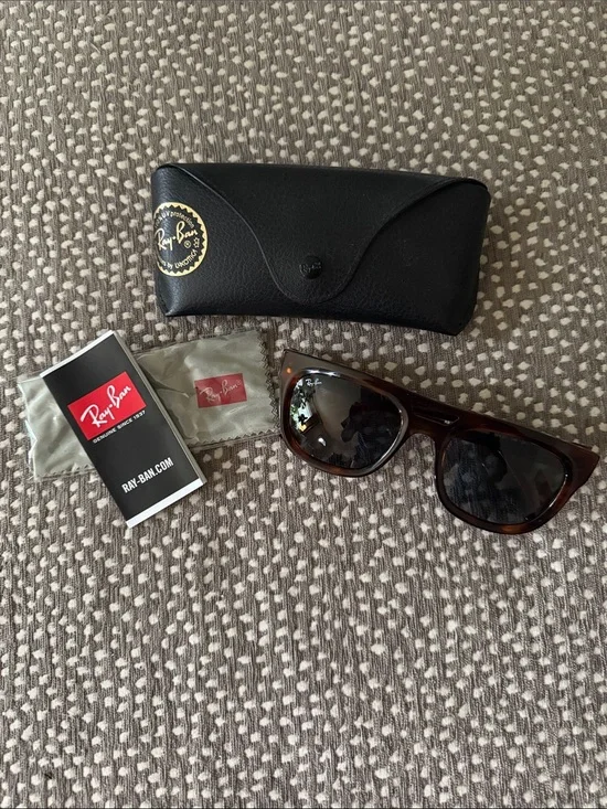 Ray-Ban 54mm Tortoise Aviator Sunglasses with Case