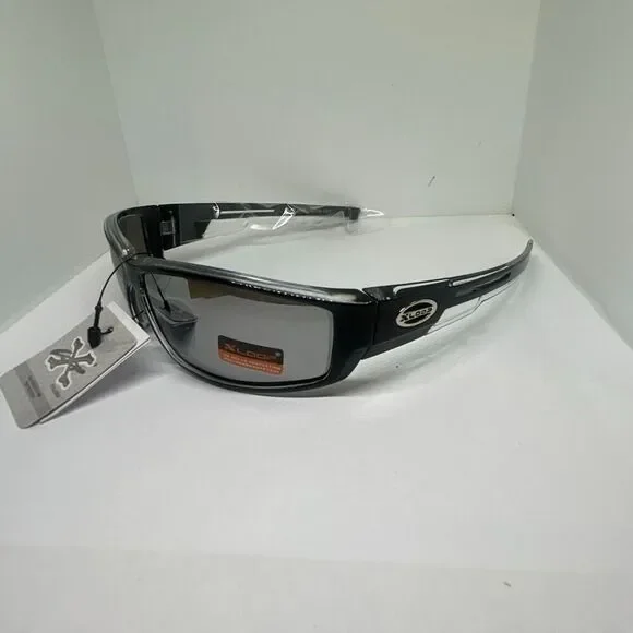 X-Loop Mirrored Wraparound Sport Sunglasses UV400 Protection Durable Streetwear