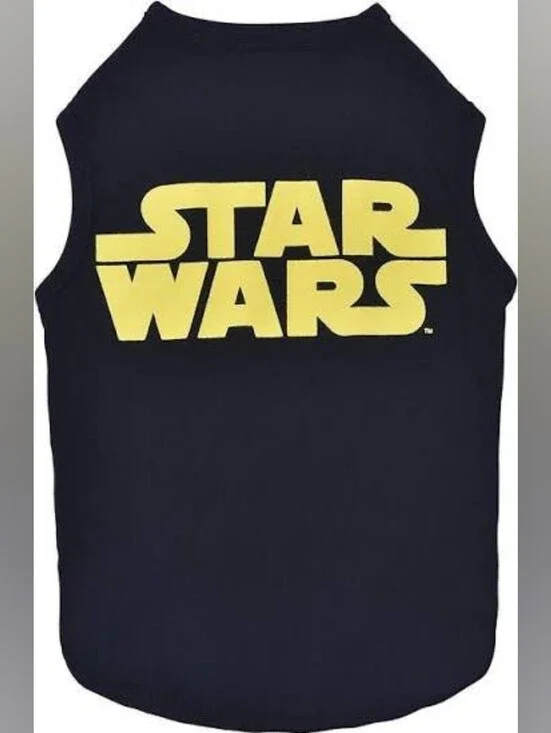 Star Wars Black Dogs Tank Top with Yellow Logo