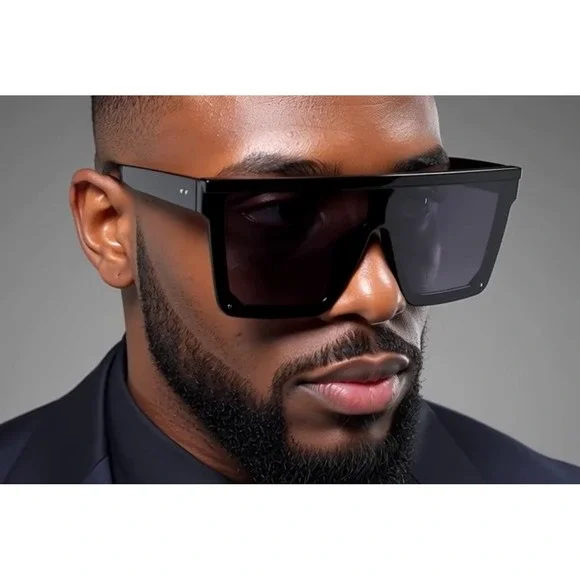 Square Sunglasses Men Oversized Fashion Shades Trendy Sun Glasses Gafas‎ Lentes
