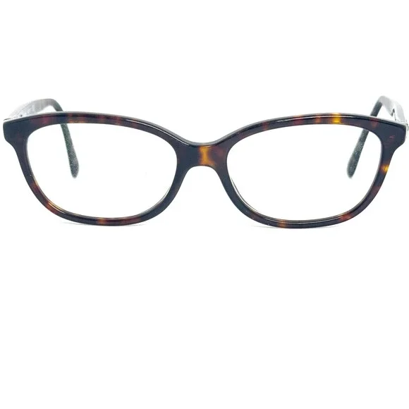 Coach Eyeglasses Frames HC6173 5120 Dark Tortoise Black Oval 54-16-140‎ H15990