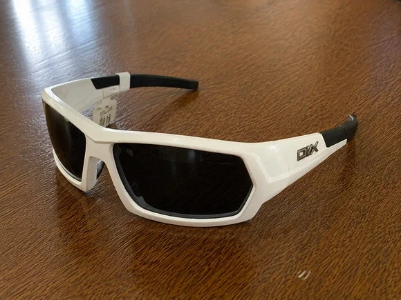 DVX by Wiley X Sunglasses NEXT ZW89582 White Z87 Frames w Black Polarized Lenses