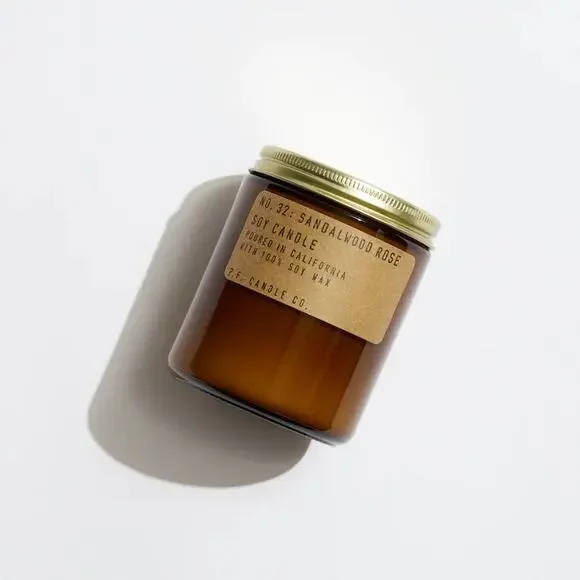 NEW P.F. Candle Soy Candle - Sandalwood Rose 7.2 oz