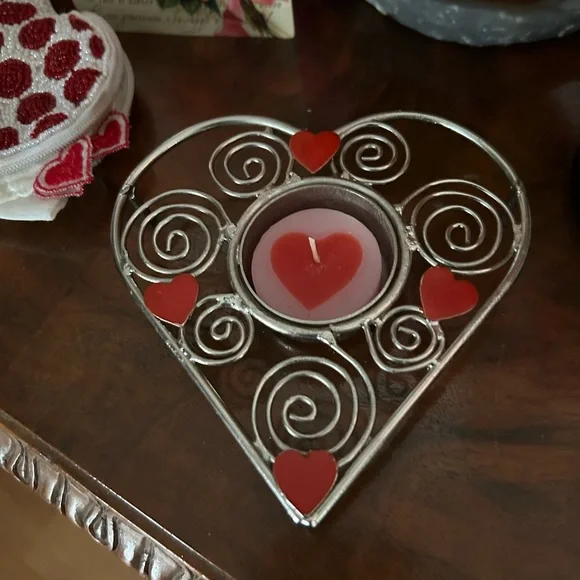 Vintage Tealight Heart
