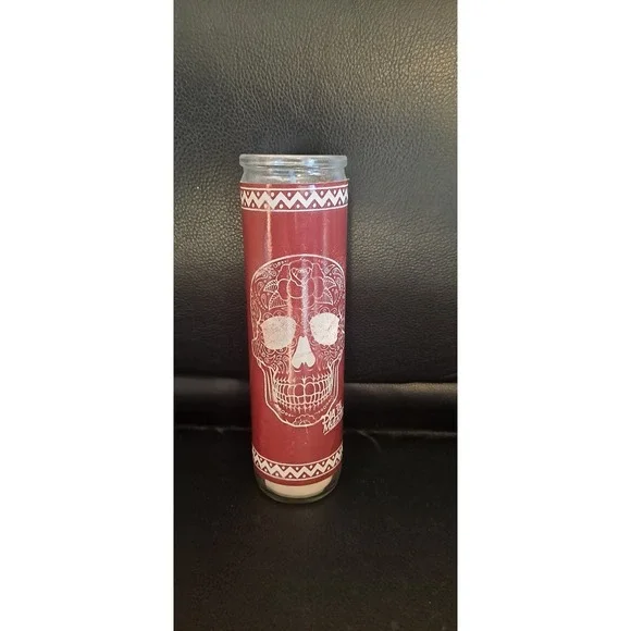 Dia De Los Muertos Paraffin Unscented Candle‎ 8