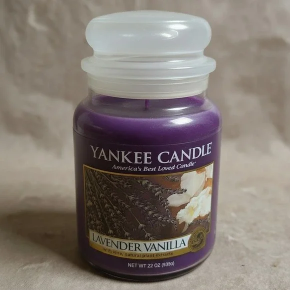 Yankee Candle Housewarmer‎ Lavender Vanilla 22oz Large Jar Never Burned Rare USA