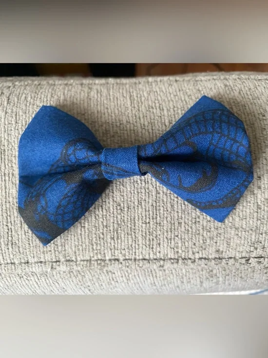Spider-Man Blue Patterned Bow Tie - Men's Accessory