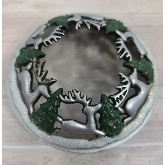 Yankee‎ Candle Illuma Lid Reindeer & Trees Candle Topper