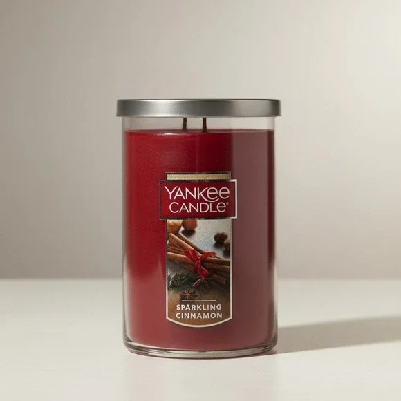 Yankee Candle Sparkling‎ Cinnamon Large Jar Candle - 22 oz - NWT