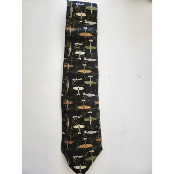 The Tie Studio Aviation Tie 100% Silk B1