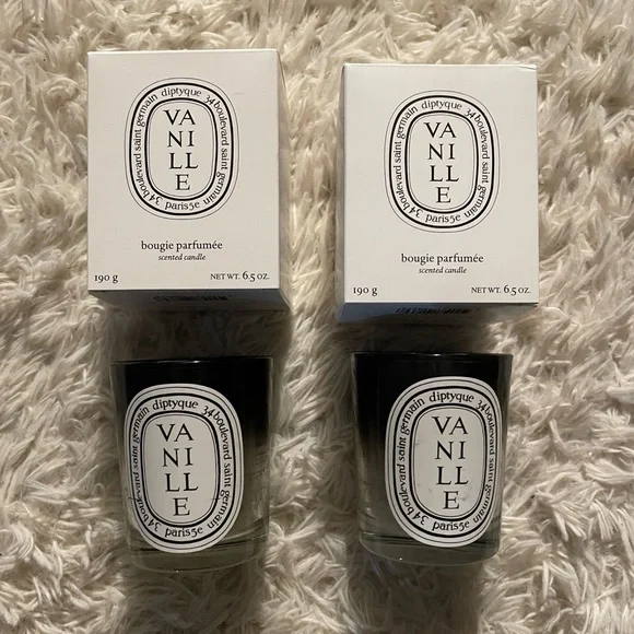 Diptyque candle jars (2)