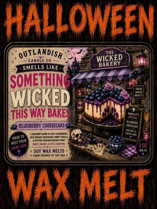 Something Wicked This Way Bakes Wax Melts | Blueberry Cheesecake Scent