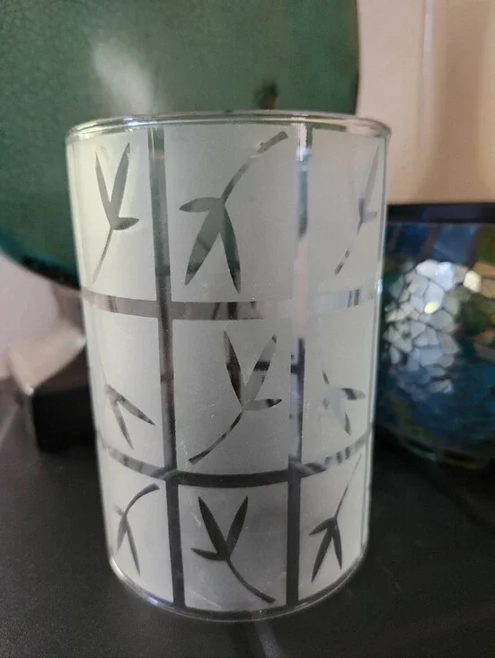 Partylite Bamboo Sconce Candle Holder Replacement Globe Glass Only