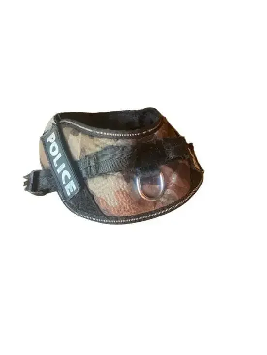 Smart Pups Police K9 Army Print Dog Vest Harness with Reflective Trim and Handle