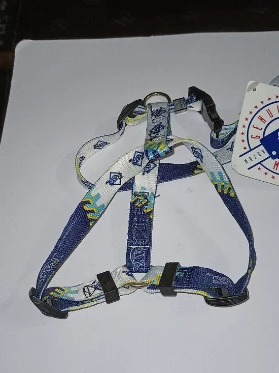 NEW Tampa Bay Rays MLB Adjustable Pet Harness XS