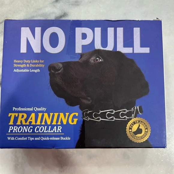 Mayerzon No Pull Prong Training Dog Collar Large Size Adjustable NWT