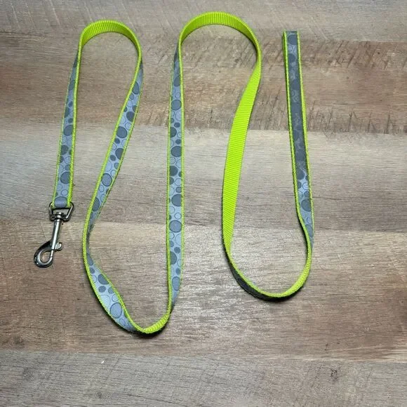 Green Reflective Dog Leash