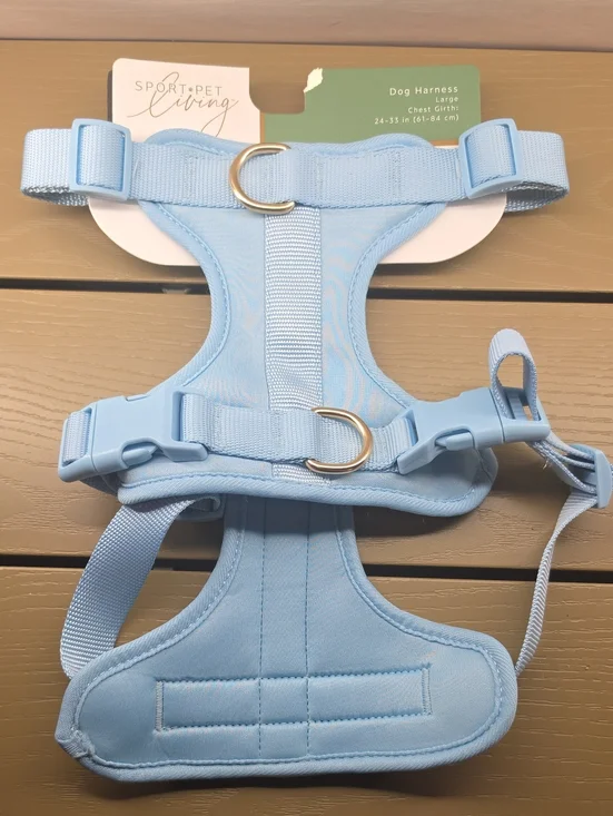 Light Blue Dog Harness