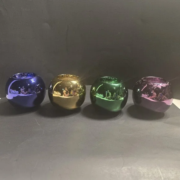 House‎ of Lloyd Christmas Around The World Jeweltone Votive Candle Holders