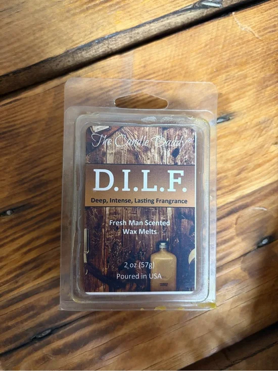 D.I.L.F. Fresh Man Scented Wax Melts — Brown