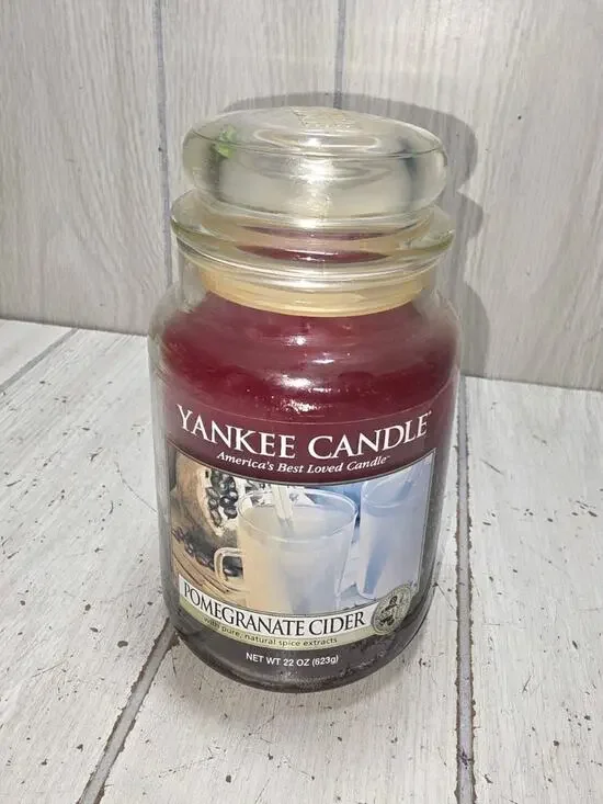 Yankee Candle Apple Cider 22 oz Large Jar Candle NEW Rare Retired Scent