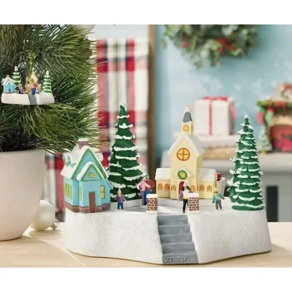 Scentsy Skate‎ The Day Away Holiday 2021 LE Christmas Wax Warmer Ice Skating NEW