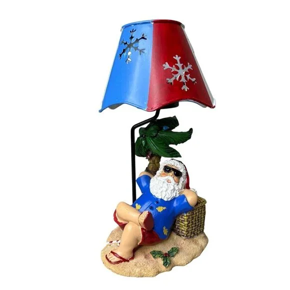 Yankee Candle Santa on the Beach Tea Light Holder - Retired