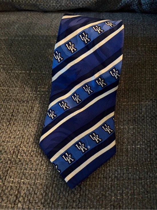 University of Kentucky Blue Stripe Logo Tie