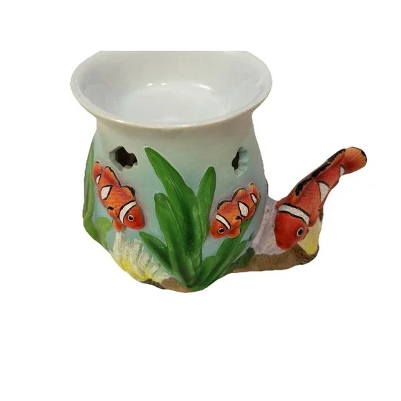 Rare‎ Vintage Finding Nemo Style Clown Fish Wax Tealight Melt Warmer