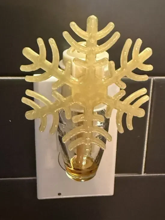 Bath & Body Works Wallflower Snowflake Plugin Home Fragrance Diffuser NO Light