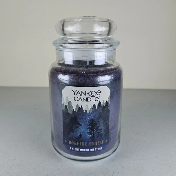 Yankee Candle Bonfire Nights A Night Under‎ the Stars Large Jar 22 oz Purple new