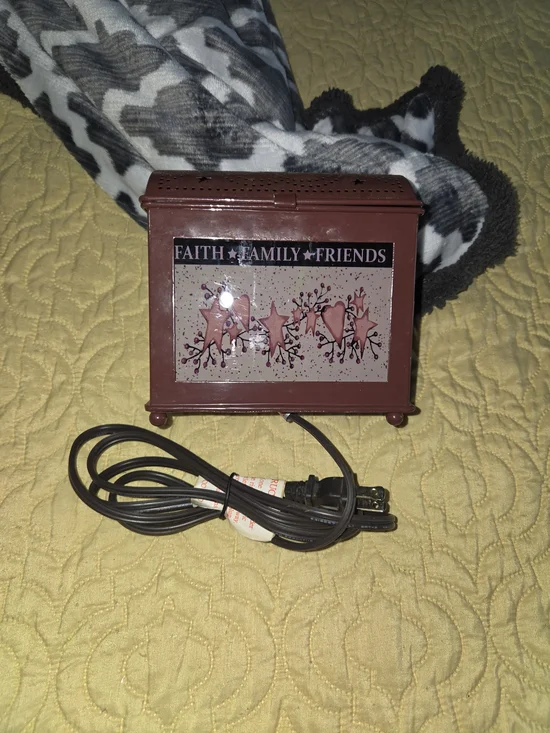 Portable Decorative Audio Speaker - Brown - Faith Family Friends