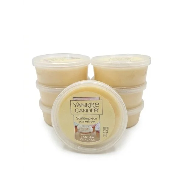 Lot of 7 Yankee Candle Scenterpiece Easy MeltCup Vanilla‎ Cupcake 2.2oz New HTF