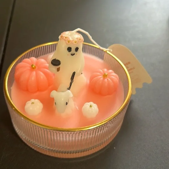 Afternoon Stroll Halloween Ghost Pumpkin Scented Candle