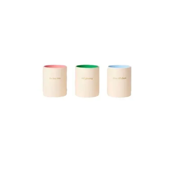 Kate Spade Ceramic Jar Candle Gift Set 3 Pc Candles Collab X Target‎ New in box