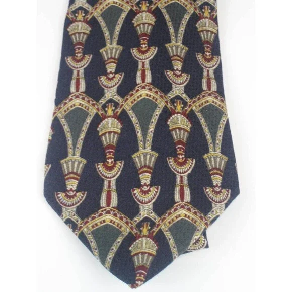 Metroploitan Museum of Art 100% Silk Abstract Design Necktie