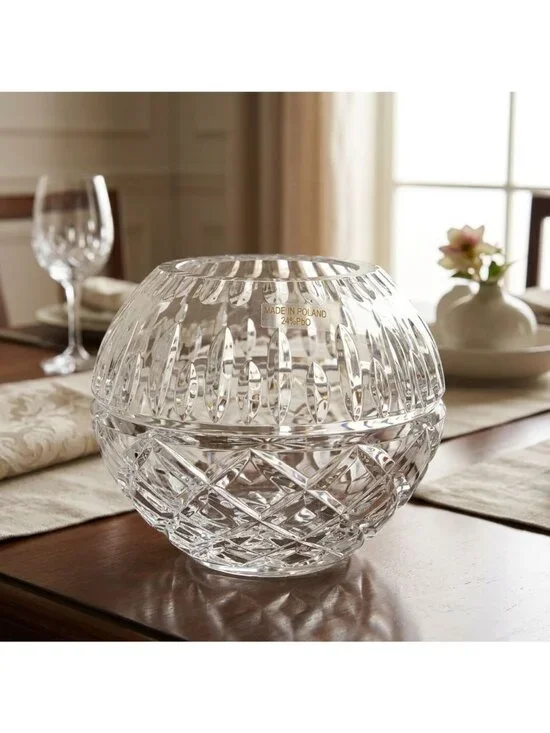 Polish Lead Crystal Rose Bowl 4