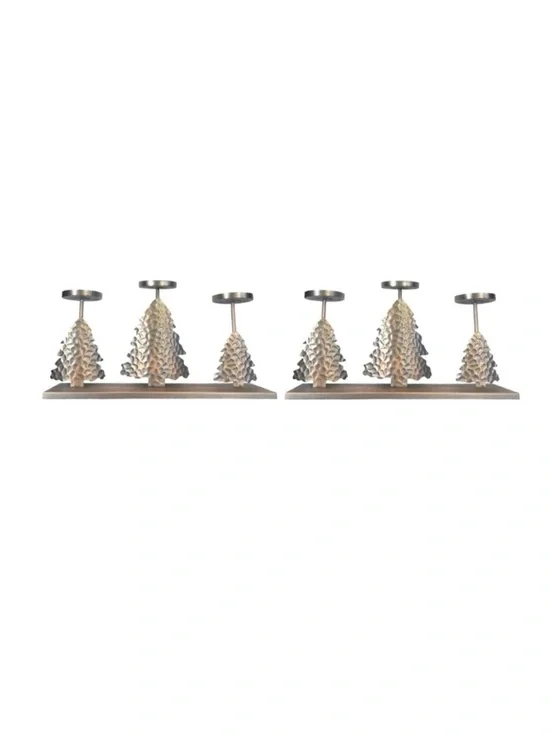 Vintage Candle Holder Set