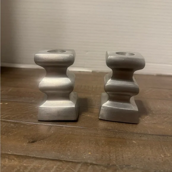 Pewter Candle Holders