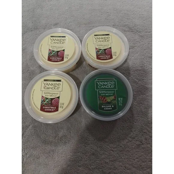 Yankee Candle Scenterpiece 4 Easy Melt Cups Christmas Cookie And Balsam