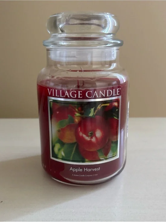 New Village Candle Apple Harvest Jar Candle  21.25 oz. Fall. Harvest. Fragrant