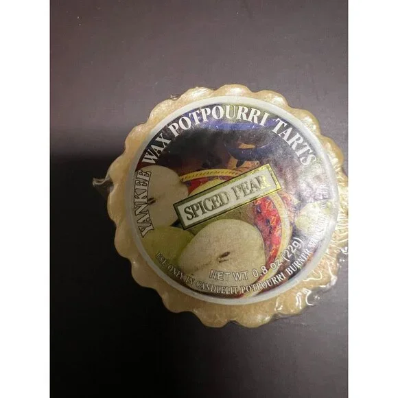 Yankee Candle Spiced Pear Wax‎ Tart 579463 Potpourri New .8 oz Home Fragrance