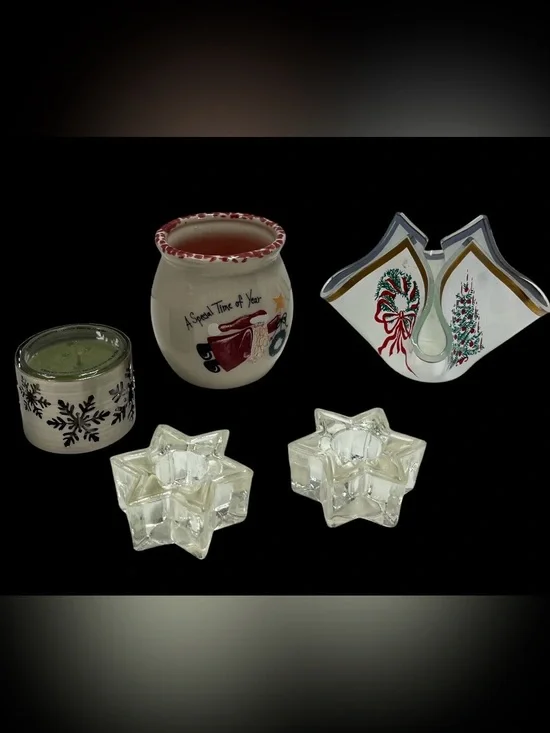 Candle/Candleholder bundle 6 pieces