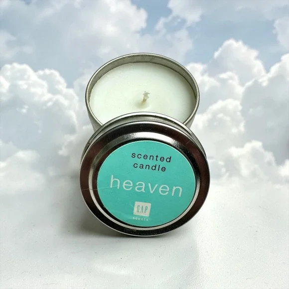 heaven ~ Gap Scents‎ ~ '90s Candle ~ 1.5 oz Travel Tin ~ Vintage ~ Made in USA