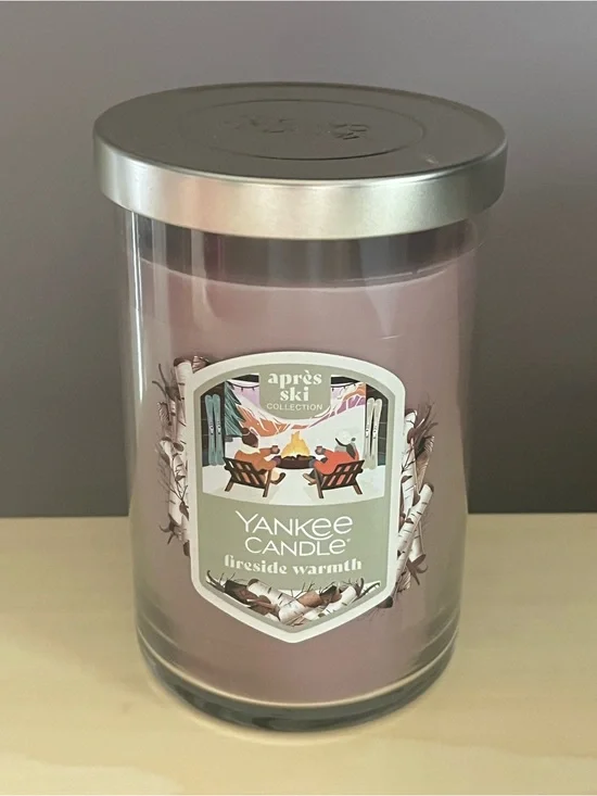 Yankee Candle Fireside Warmth 20 Oz Two Wick Candle Brand New
