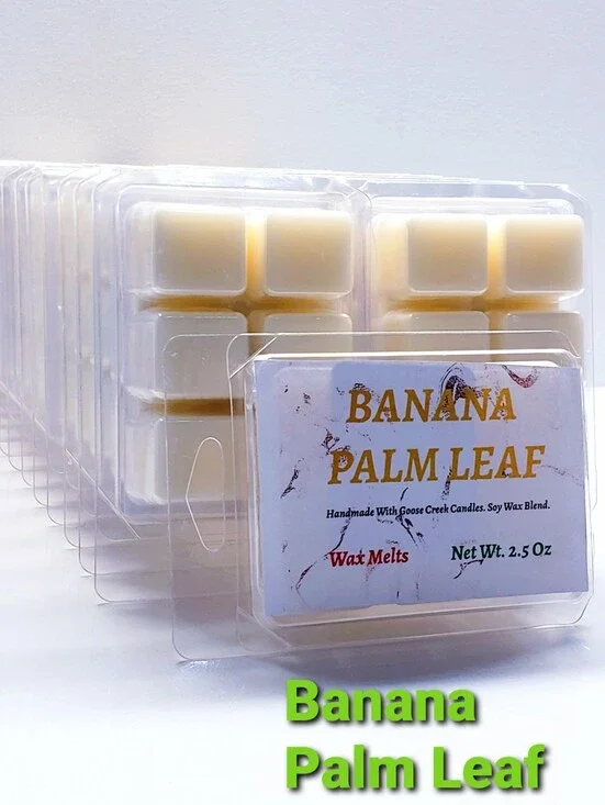 BANANA PALM LEAF -Goose Creek Candle Wax Melts- $8 per pack